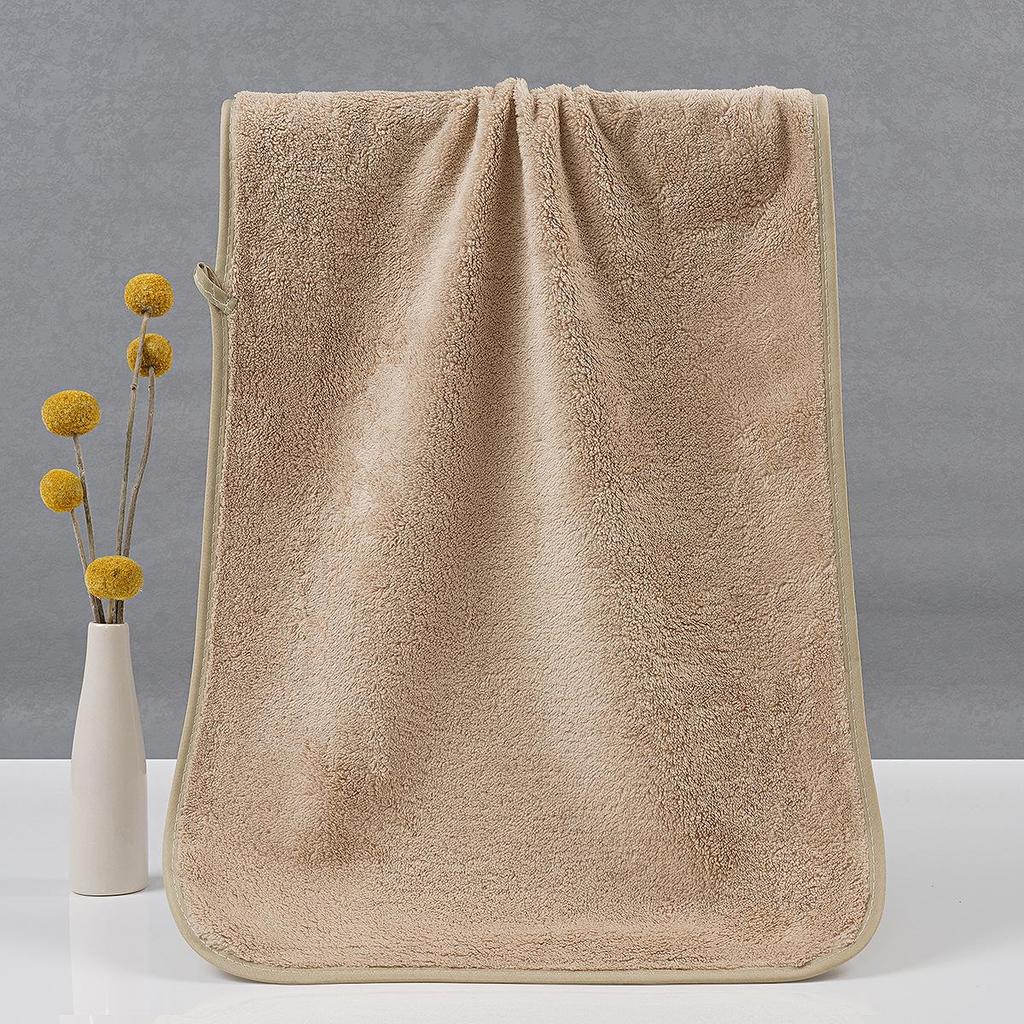 Soft, Quick-Dry Coral Fleece Towel - Absorbent & Shed-Free for Face Washing