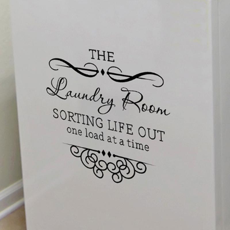 Laundry Room Decorative Wall Stickers Self-Adhesive Home Decor Can Remove Laundry Wall Stickers