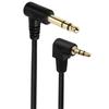 1.5m Right-Angle 3.5mm To 6.35mm Male TRS Mixer Guitar Cable
