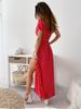 Women Print Polka Dot Dress Comfortable Lightweight High Recognition Elegant Style Slimming Flattering Fit Daily Wear