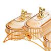 Appetizer Tray for Dried Fruits, Divided Serving Dish Kitchen and Living Room