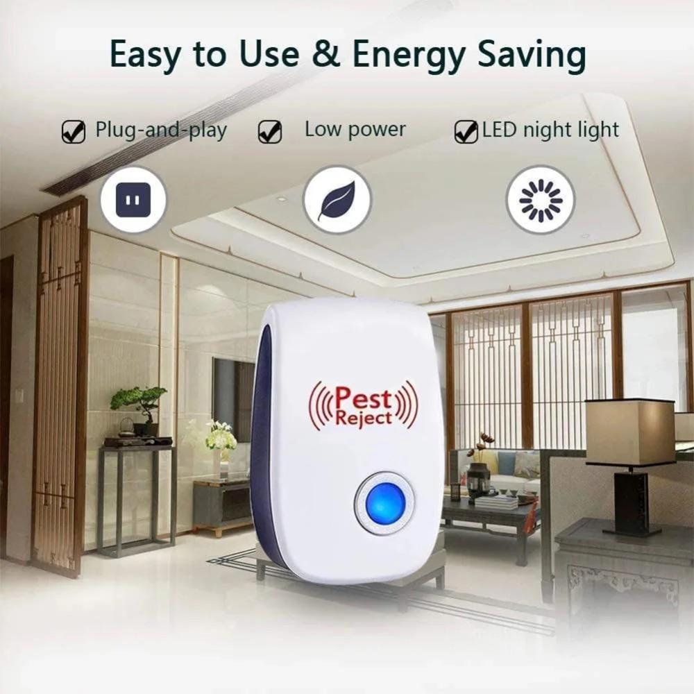 Electronic Ultrasonic Electromagnetic Mosquito Anti Mouse Insect Repeller Rat Cockroach Household Pest Reject Repellent