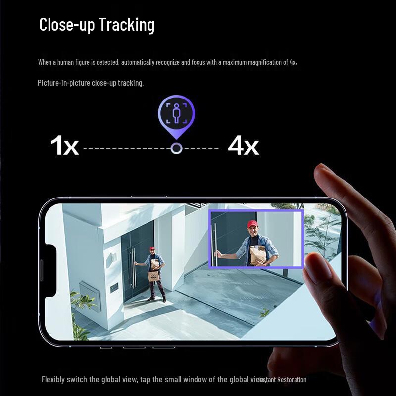 EZVIZ H8X 4MP Smart Outdoor Wi-Fi Security Camera (CN version)