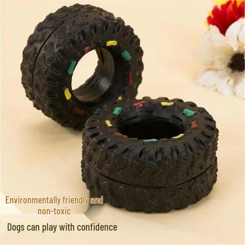 Squeaky TPR Dog Toy for Dental Cleaning