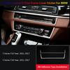 Car Gear Shift Knob Air Vent CD Panel Window Lift Door Speaker A Pillar Steering Wheel Cover Trim For BMW 5 Serie F10 F07 Inner