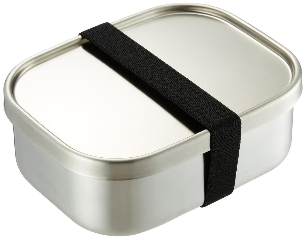 Kobo Aizawa Square Food Box, Medium, 70266, Silver