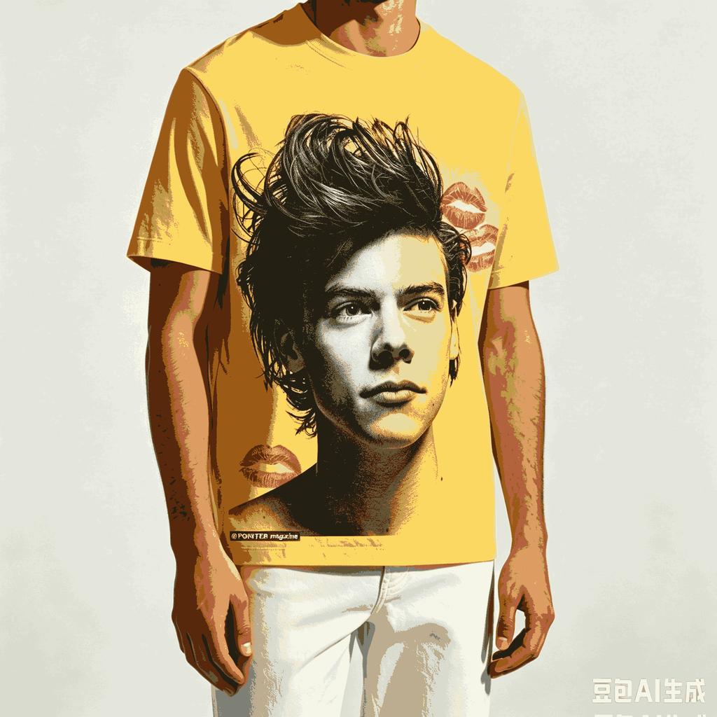 Harry Styles Für Fan Geschenk T-Shirt Unisex Unisex Harajuku Oversized Unisex Kurzarm Streetwear Hohe Qualität Paare Klassisch Weich