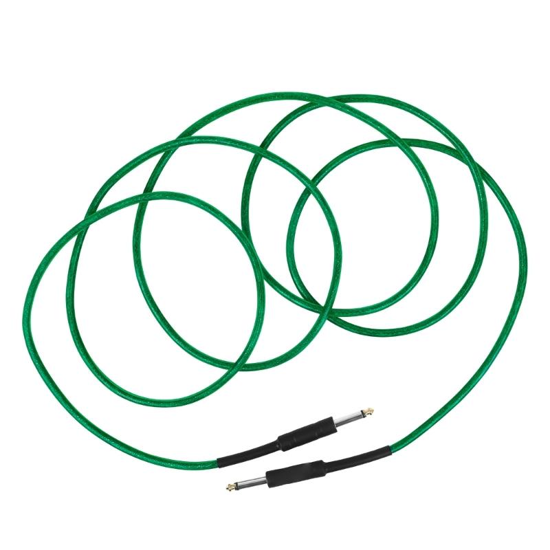 Guitar Lead/Instrument Cable Noiseless Plated 6.35mm Guitar Cable Guitar Keyboard Cord 1/4" Straight To Straight Angle