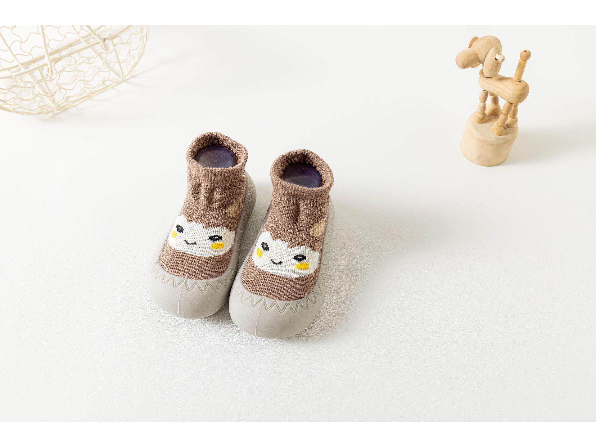 

Spring/Summer Baby First Walker Non-Slip Soft Sole Breathable Sock Shoes for Boys & Girls - Indoor/Outdoor Anti-Odor Infant Floor Shoes 23 (13.8cm)