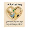 Portable Sports Theme Acrylic Pocket Hug Card Handmade Gift Perfect for Parties and Daily Surprises