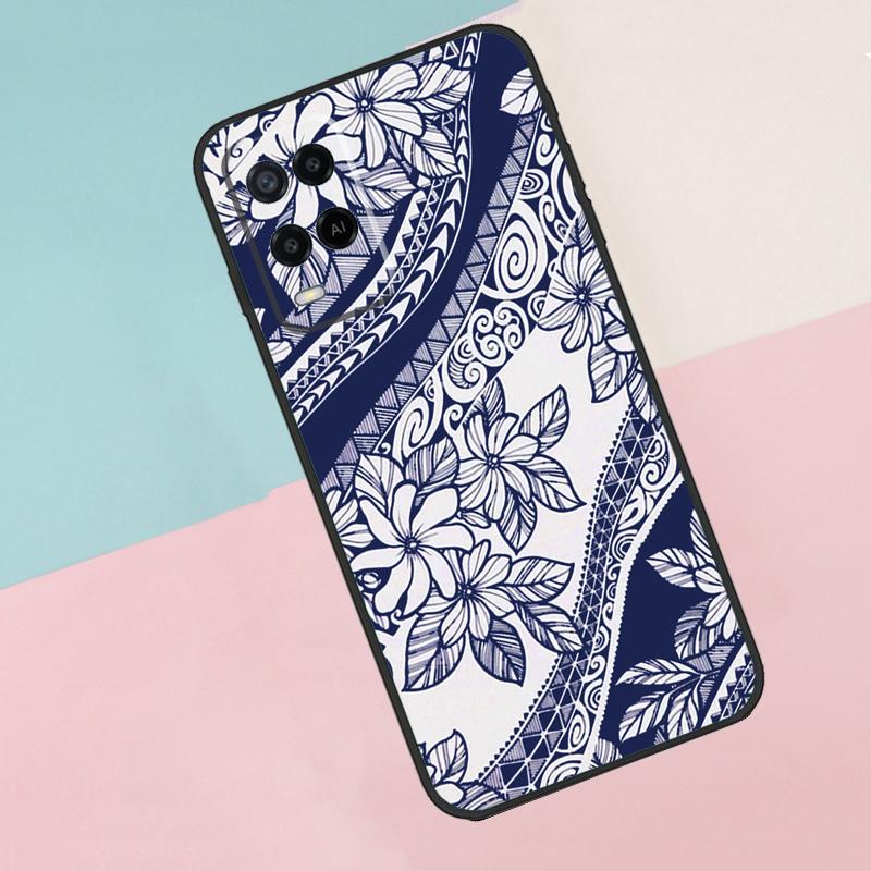 Maori Polynesian Samoan Tribal For Oppo A40 A60 A80 A18 A38 A58 A78 A98 A79 A16 A76 A96 A15 A74 A94 A54 A77 A17 Phone Case