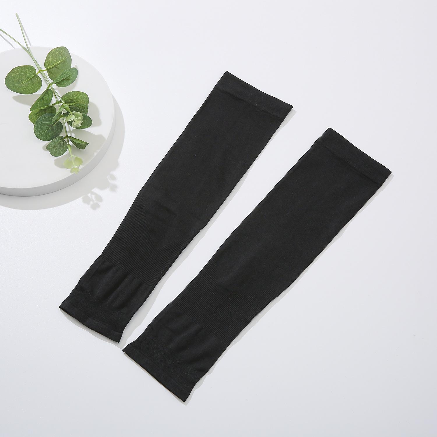 

Mosquito Repellent Sun Protection Ice Silk Sleeves - Solid Color Summer Outdoor Wear Straight