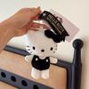 50th anniversary series Hello Kitty doll Pendant Keyring black and white Kitty Cute Cartoon Stuffed car Lovely keychain