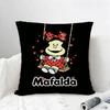 Comic Mafalda Cushion Cover Natural Linen Pillowcase Set AllinOne Decor for Sofa Bedroom  Chair