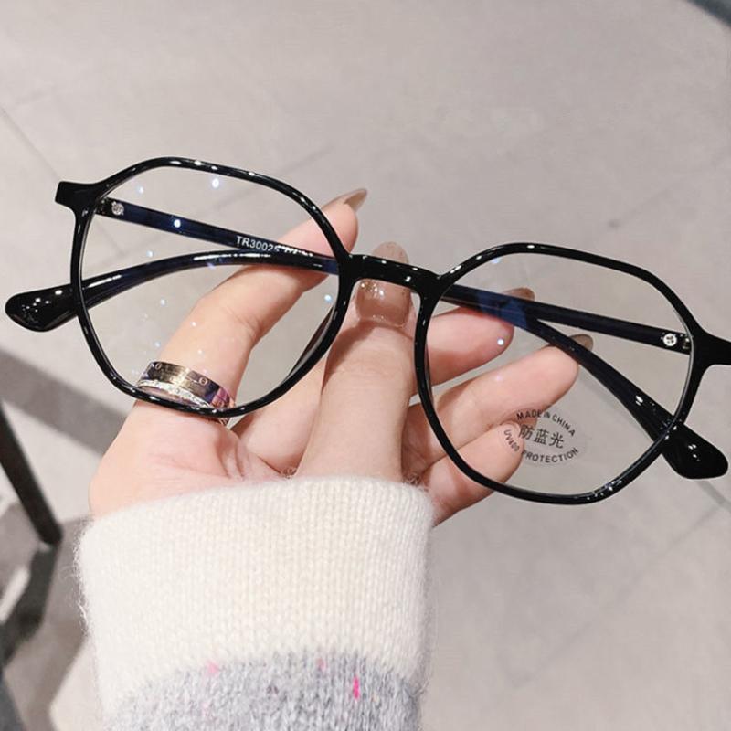 

Очки для чтения Anti-Blue, мужские многоугольные очки для чтения для мам +1.0 чёрный