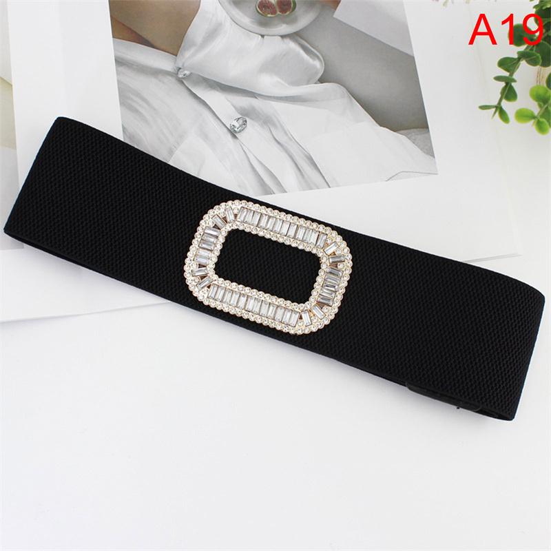 Women Wide Waist Stretch Cinch Girls Waistband Waist Seal Wide Belts