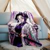Demon Slayer Shinobu Kocho Printed Throw Blanket—soft,warm;versatile Blanket for All Seasons—perfect As &air-conditioning Throw,nap Blanket