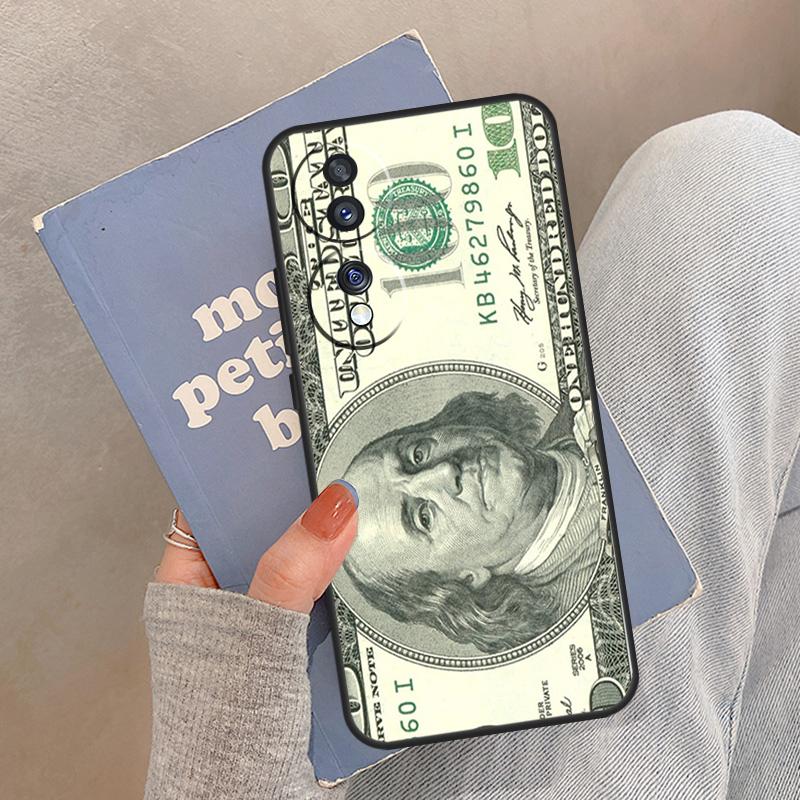 Dollars Money For Honor Magic 8 Pro 5 6 7 Lite Case For Honor Win RT 400 200 90 70 X8c X8b X9a X9b X9c X9d
