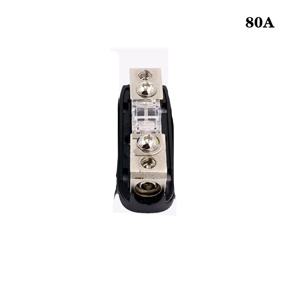 Car audio fuse power fuse holder 30-150A stereo audio single-way AGU fuse holder distribution block fuse box boats fuse Fuse Holders1