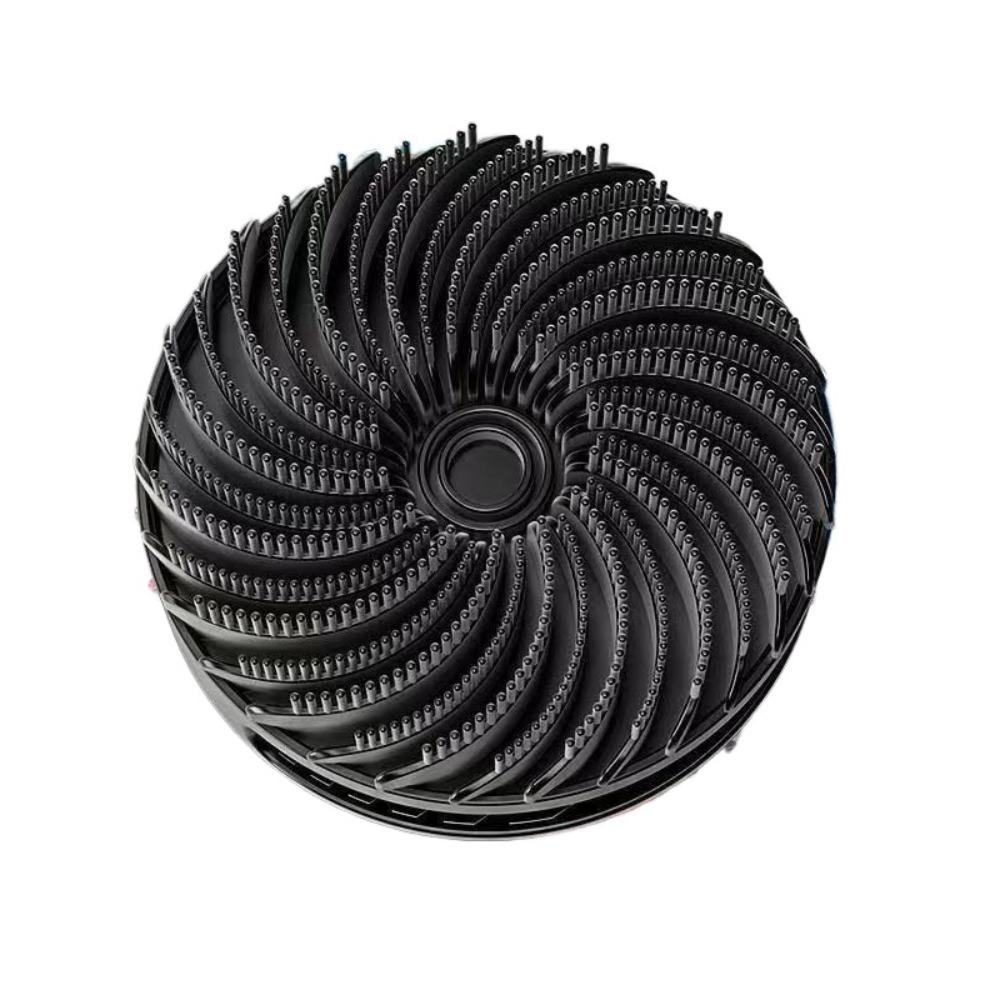 Double-sided Soft Bristle Shower Brush Silicone Cleaning Body Shampoo Brush Massage Multi-functional Bath Brush For Exfoliation