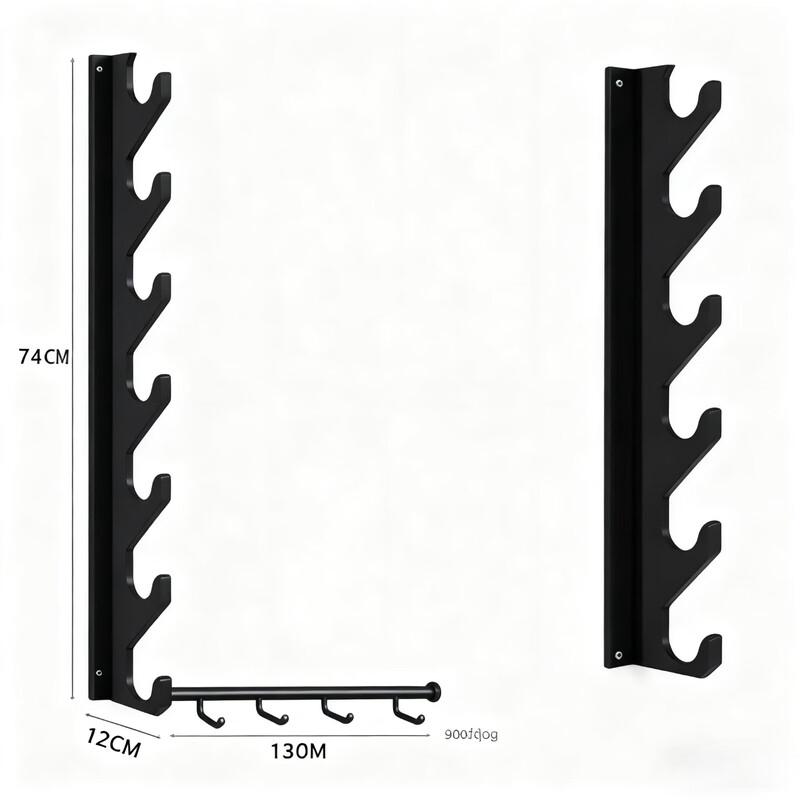 Olympic Barbell Wall-Mounted Storage Rack
