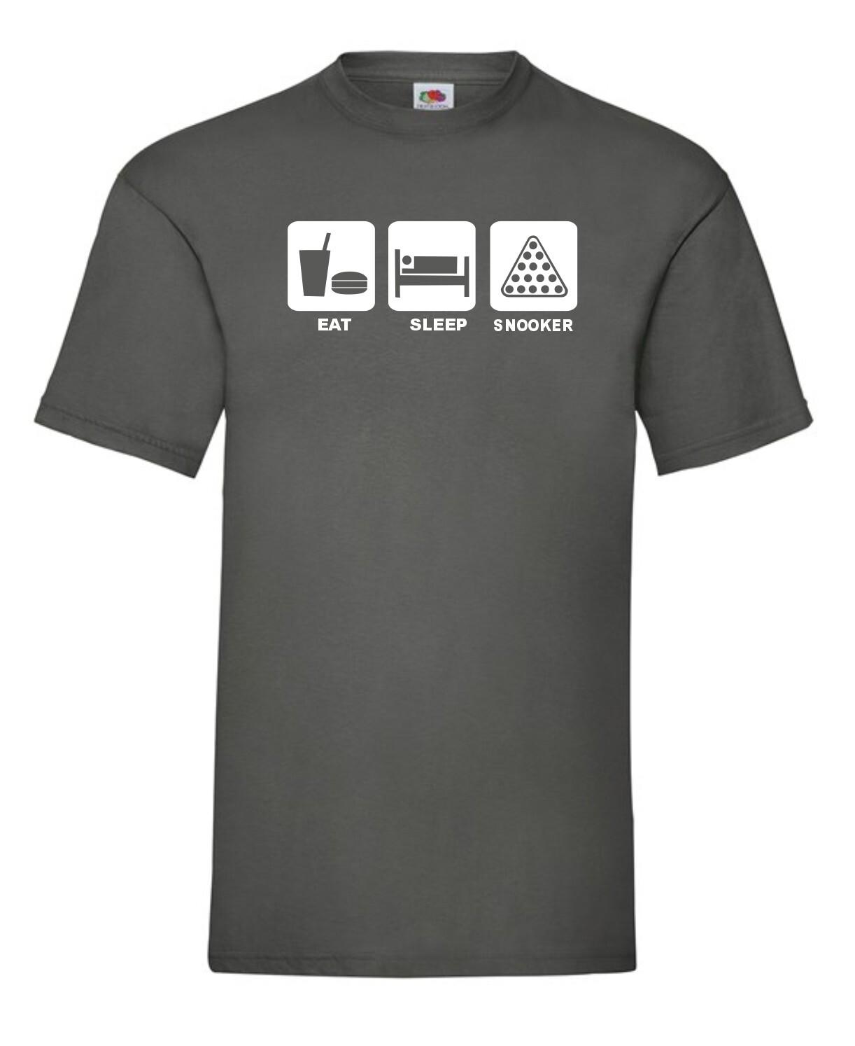 Eat Sleep Snooker T-shirt in mix of colours and sizes S разноцветный