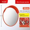 Wide-Angle Convex Traffic Mirror for Outdoor & Indoor Use, Anti-Theft, Garage & Road Safety