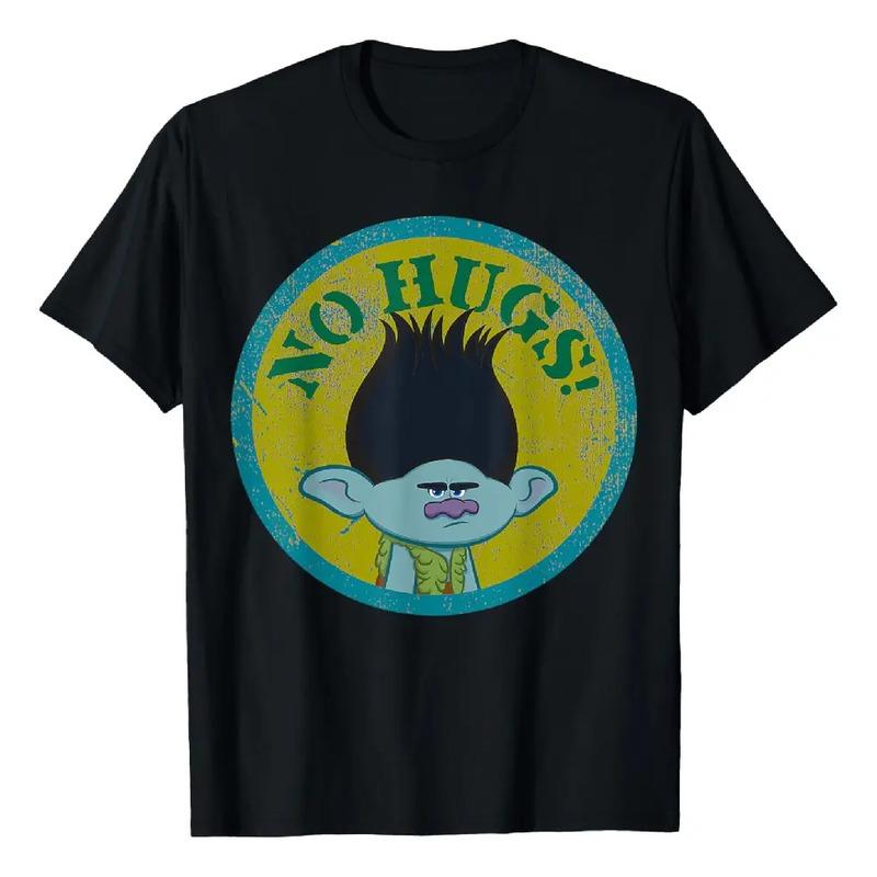 ?dreamworks Trolls Sin Abrazos! Camiseta Branch S разноцветный