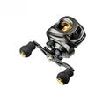 Mulinello da Esche Mulinello Baitcasting ad Alta Velocità Mulinello da Pesca a Lancio Max Drag 8KG Attrezzatura da Pesca alla Carpa Bobina in Metallo+Occhiali 18+1BB 7.2:1 Rapporto Resistente alla Corrosione