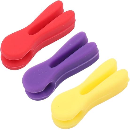 3 Pcs Silicone Pot Clip - Non-Slip, Heat Resistant, Multifunctional, Spoon Rest, Spatula Holder, Bracket Clips Chopstick Cutlery Rests