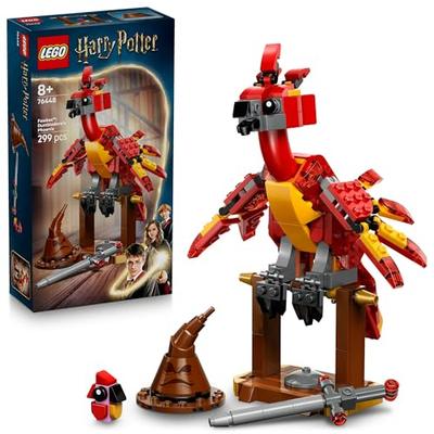 LEGO Harry Potter Fawkes: Dumbledore's Phoenix Toy, Birthday Gift, Building Blocks, for Girls and Boys, Ages 8, 9, and 10, Elementary School Students,