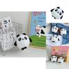 Adorable Panda Plush Toy Keychain Cute Black And White Stuffed Animal Bag Charm