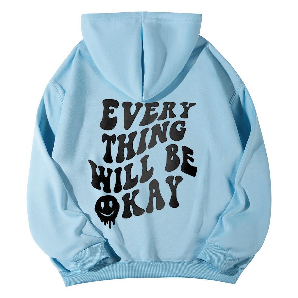 SOLY HUX Women's Sweatshirt Pattern Hoodie Casual Long Sleeve Loose Pullover with Kangaroo Pocket