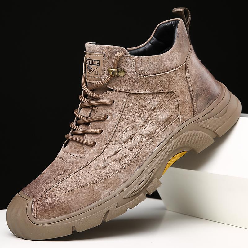 

Мужские ботинки Зимняя обувь Мужская обувь Уличные ботильоны Botas Hombre Зимние ботинки Рабочая Ходьба Альпинизм Путешествия Кроссовки 44 бежевый