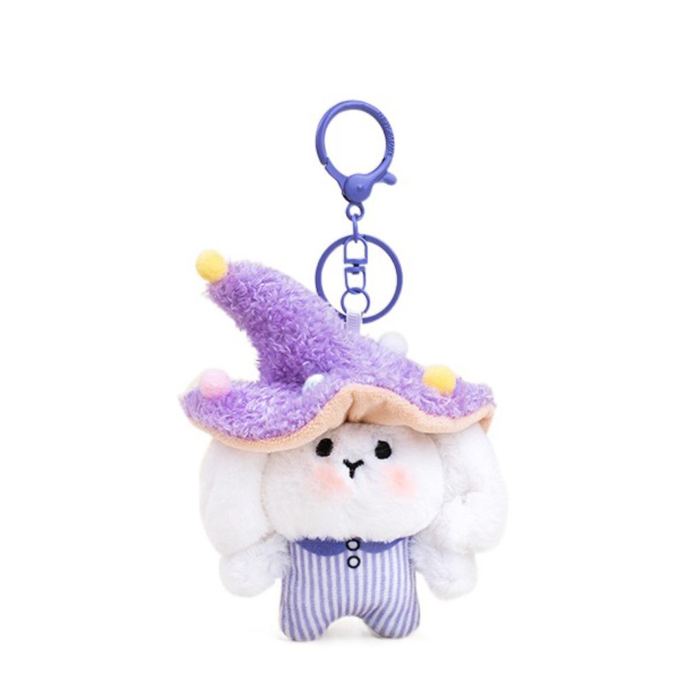 

Реалистичный грибной кролик эльф шарм ПП хлопок кролик эльф брелок вечеринки по случаю дня рождения фиолетовый