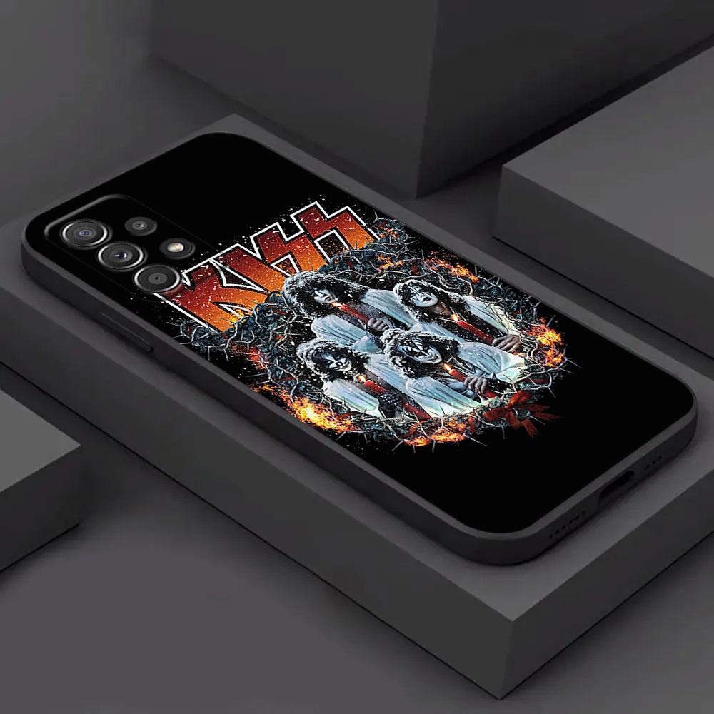 Kiss Classics Rock Band Phone Case For Samsung Galaxy A15 A25 A24 A23 A22 A21S A20s A13 A10 A05S A04 A03 A02 A14 Soft Back Cover