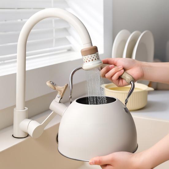 Kitchen Faucet Water Filter, Universal Anti Splash Tap Attachment with Multi Layer Filtration, Portable Home Water Purifier