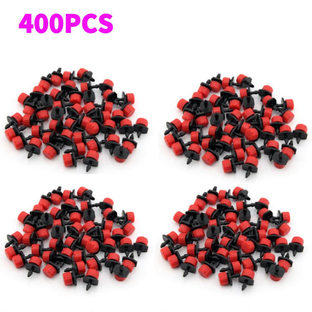 100-500Pcs Water Dropper Adjustable Nozzles Garden Watering Irrigation Sprinkler Emitter Dripper Durable For Yard Greenhouse