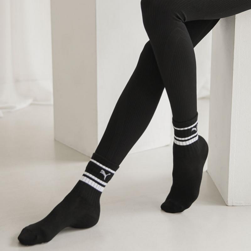Puma Longmok Crew Border Socks 3+3 Pairs
