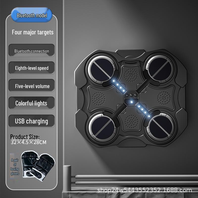 New Cross-Border Smart Bluetooth Boxing Machine for Kids: Musical Scoring Fitness Trainer