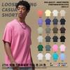 275 GSM 100% Cotton Washed T-Shirt Customized Pattern Print Men's Tees Personalised T-Shirt