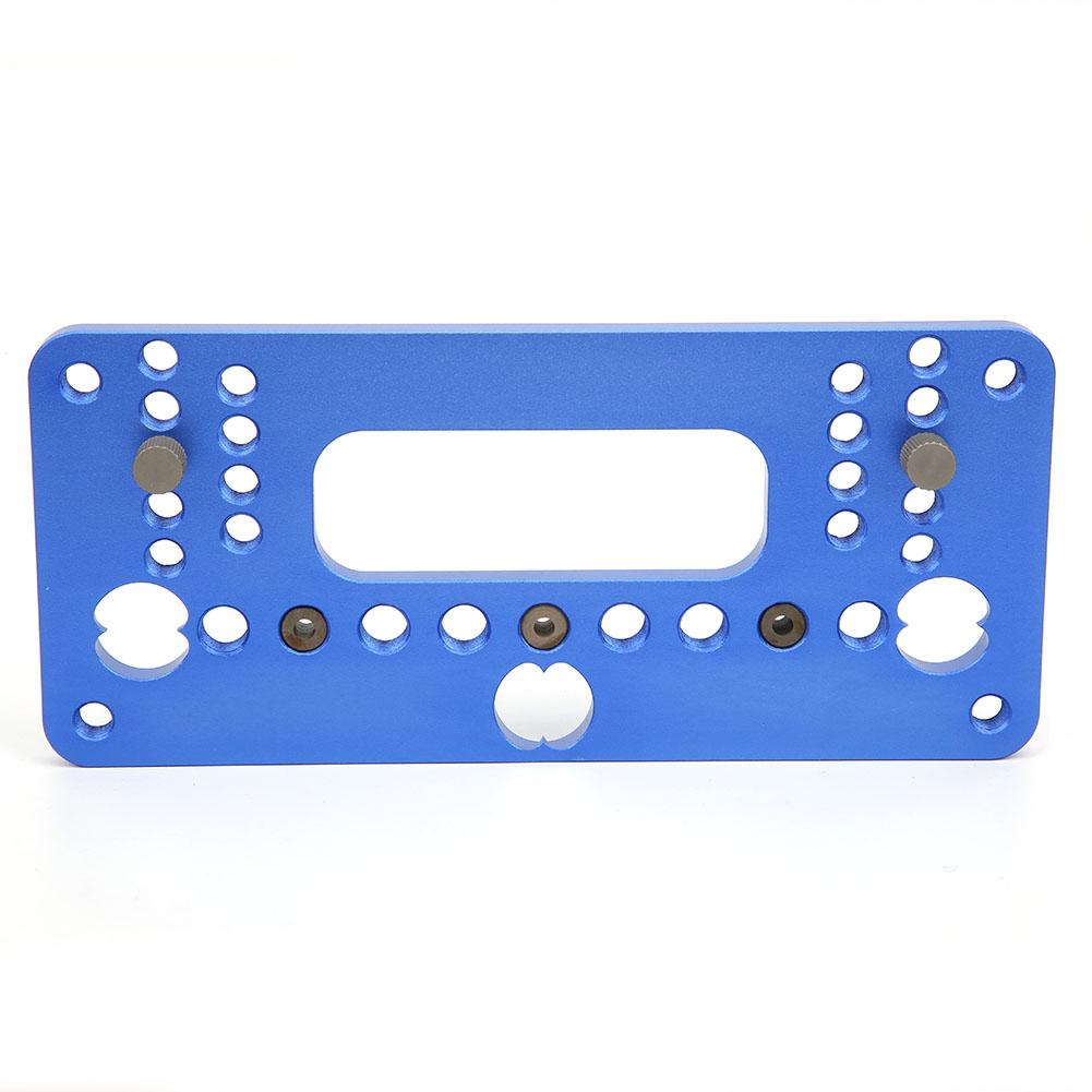 Woodworking Jig Hole Opener Puncher Blue Aluminium Alloy Locator with Screwdriver 08610A Type