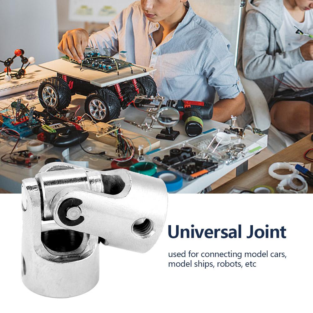 2 buc Cuplaj arbore Conector motor Direcție DIY Lungime 35mm DE 14mm Articulație universală (8*8mm)