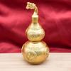Premium Brass Faucet Gourd Decoration: Four Divine Beasts Wealth-Attracting Copper Ornament for Home, Office, or Entryway Decor