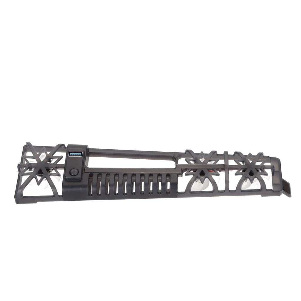 Console Cooling Fan High Speed RGB Light Game Console Cooler with USB 3.0 Port for PS5 Slim Disc Digital Editions Black