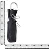 Francfranc Folding Black and Rain with Silver Ribbon Heart Design Umbrella, 50cm, (Sun Umbrella)