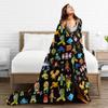 Steal a Brainrot Game Knitted Blankets  Fuzzy Throw Blankets Bed Sofa Decoration Ultra-Soft Warm Bedsprea,