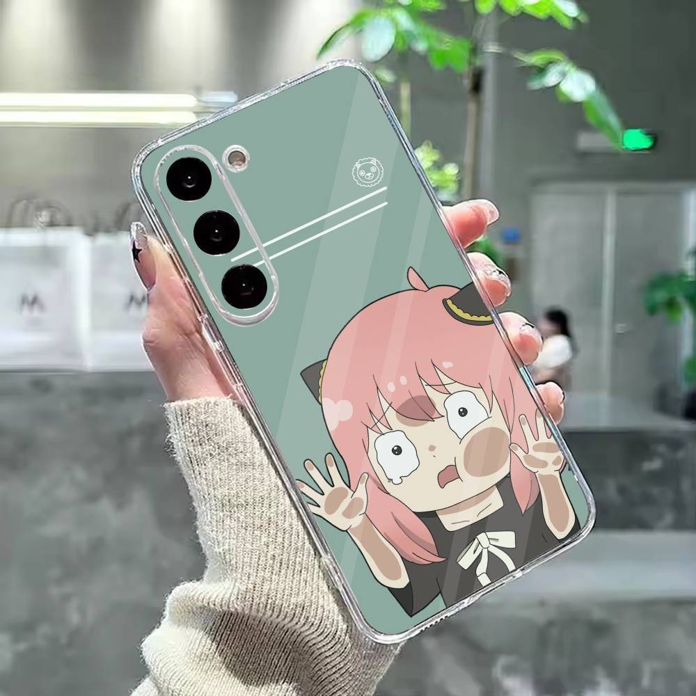 Cute A-Anya F-Forger Phone Case For Samsung Galaxy A91,80,73,72 ,71,53,52,32 ,31,22,21s,20,Transparent Case