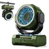 Camping Fan Super Strong Rechargeable Airflow Long Continuous Timer Automatic LED Low Camping Living PSE Japanese Instruction Manual Summer Use