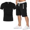 Men's Summer Short Sleeve T-shirt and Shorts Set for Casual Sportswear